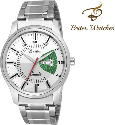 

Britex BT6087 Bel~Homme Day and Date Display Watch - For Men
