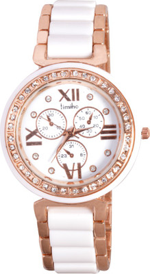 

Zoya ZT-CMWH113-13 Ceramic & Metal Strap Watch - For Women