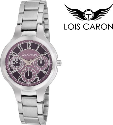 Lois Caron Lcs-4513 Violet Chronograph Pattern Watch  - For Women   Watches  (Lois Caron)