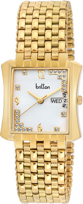

BRITTON Day and Date Display-BR-GSQ050-SLV-GLD Watch - For Men