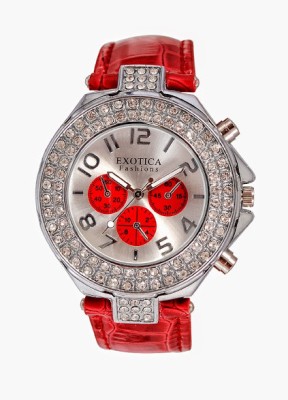 Exotica Fashions EF-N-07-Red Analog Watch  - For Women   Watches  (Exotica Fashions)