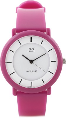 Q&Q VQ94J004Y Silicone Strap Analog Watch  - For Women   Watches  (Q&Q)