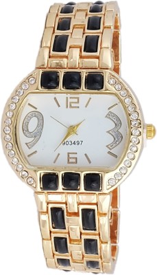 Super Drool SD0132_WT_GOLDWHITE Analog Watch  - For Women   Watches  (Super Drool)
