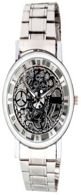 Exotica Fashions Transparent Silver Skeleton Watch-1-ST Basic Watch  - For Men   Watches  (Exotica Fashions)