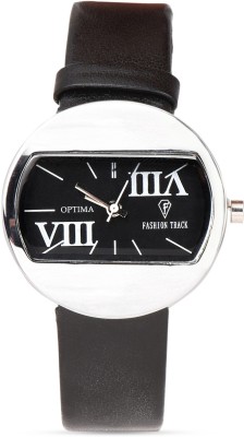 Optima OFT-3146 BLK/BLK Stylish Watch  - For Women   Watches  (Optima)
