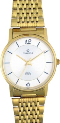 Maxima 10731CMGY Gold Analog Watch  - For Men   Watches  (Maxima)