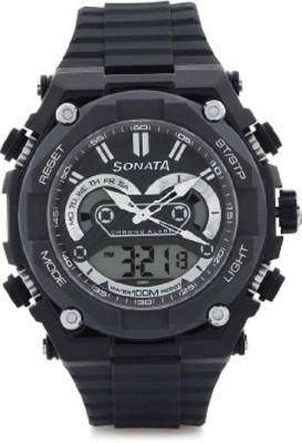 Sonata ocean III super fiber sports dual time Analog-Digital Watch  - For Men   Watches  (Sonata)