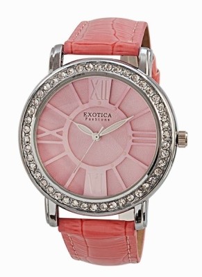 Exotica Fashions EF-70-Pink Analog Watch   Watches  (Exotica Fashions)