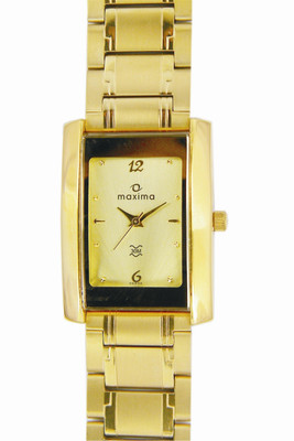 

Maxima 06894CMGY Gold Watch - For Men