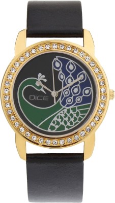 Dice PRSG-B060-8153 Princess Gold Analog Watch  - For Women   Watches  (Dice)