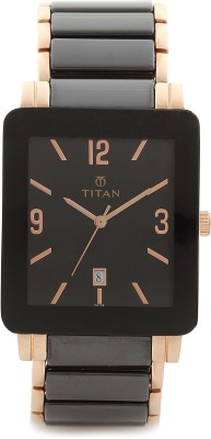 Titan NH90013WD01 Ceramic Analog Watch  - For Men   Watches  (Titan)