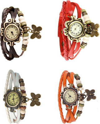 NS18 Vintage Butterfly Rakhi Combo of 4 Brown, White, Red And Orange Watch - For Women
NS18 Vintage Butterfly Rakhi Combo of 4 Brown, White, Red And Orange Watch - For Women