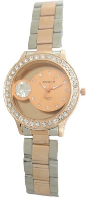 Torek Ashley ASH-875 Brown Dial Diamond Studded Analog Watch  - For Women   Watches  (Torek)