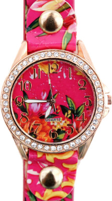 

COSMIC COLLECTIONxc367 ROSE GOLD DIAL COLOR AND MULITCOLOR STRAP DESIGN Watch - For Women