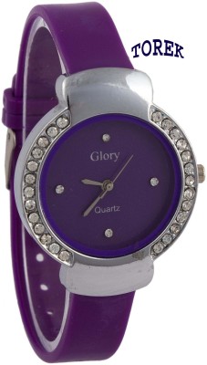 Torek Glory Purple TBX-44SS Designer Analog Watch  - For Women   Watches  (Torek)