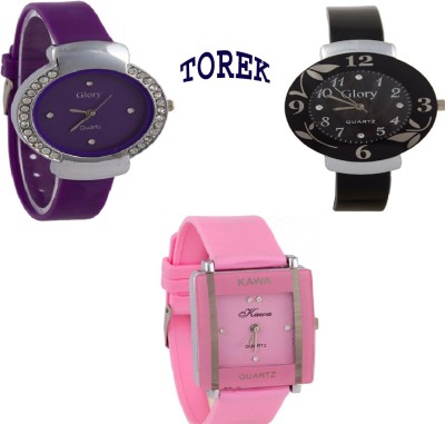 Torek Fancy Design Combo222 Analog Watch  - For Women   Watches  (Torek)