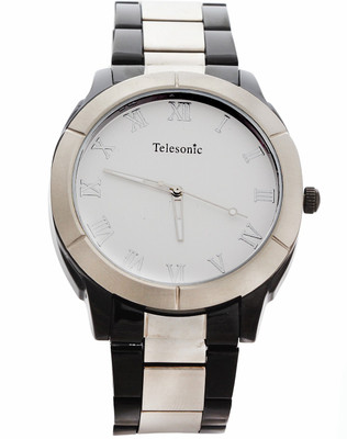 

Telesonic GCSB03-WHITE Platinum Time Watch - For Men