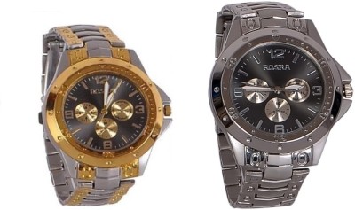 Rosra Silver-Gold-Wrist Watch  - For Men   Watches  (Rosra)