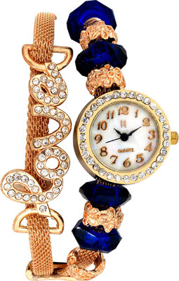 

Excelencia CW26DarkBlue Love Bracelet Watch - For Women