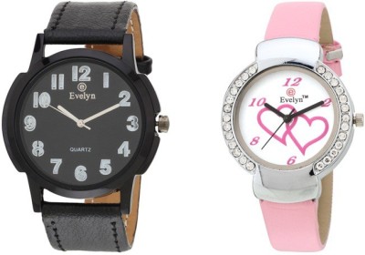 Evelyn EVE-295-307 Analog Watch  - For Couple   Watches  (Evelyn)