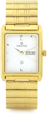 Maxima 13071CMGY Gold Watch - For Men