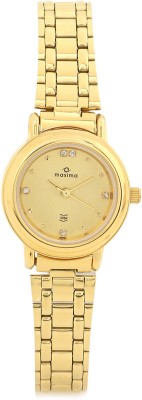 Maxima 01148CMLY Gold Analog Watch  - For Women   Watches  (Maxima)