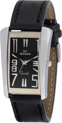 Marco MR-GSQ074-BLK-BLK Marco Analog Watch  - For Men   Watches  (Marco)