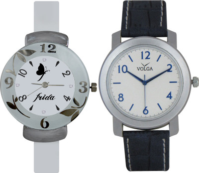 Frida Designer Volga Beautiful New Branded Type Watches Men And Women Combo190 Volga Band Analog Wat Best Price In India Frida Designer Volga Beautiful New Branded Type Watches Men And Women