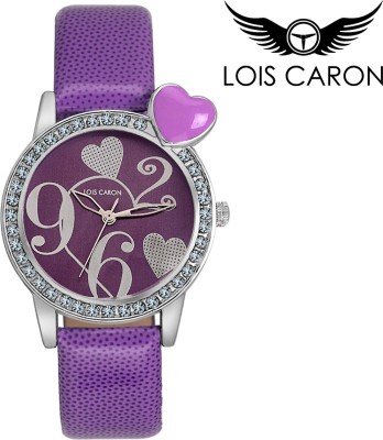 Lois Caron LCA-4523 PURPLE HEART Watch  - For Women   Watches  (Lois Caron)
