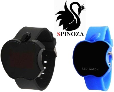 SPINOZA Black and blue apple shape watch set of 2 Digital Watch  - For Boys & Girls   Watches  (SPINOZA)