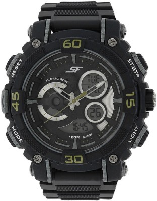 SF by Sonata Xtreme Gear Black Dial Digital Watch for Men-NF77070PP04J Analog-Digital Watch  - For Boys   Watches  (SF)