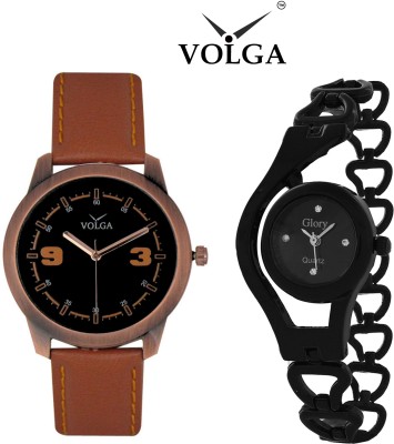 Volga Branded Fashion New Designer�Best Diwali Special Combo Offers60 Analog Watch  - For Couple   Watches  (Volga)