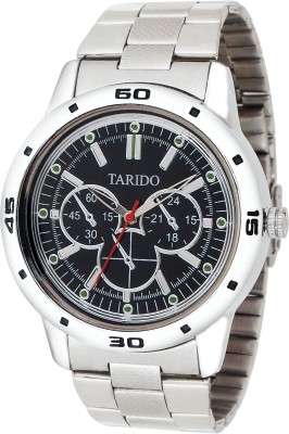 Tarido TD-GR215-BLK-SLV Analog Watch  - For Men   Watches  (Tarido)