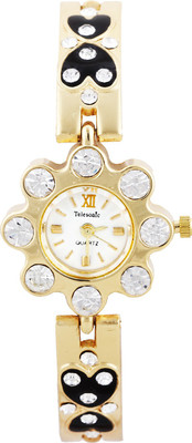 

Telesonic LCGWTB-15 White Myra Jewell Watch - For Women