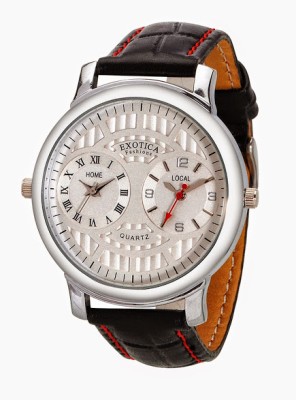 Exotica Fashions EF-82-Dual-White. Analog Watch  - For Men   Watches  (Exotica Fashions)