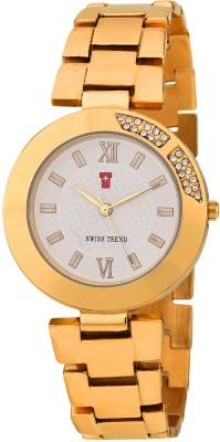 Swiss Trend ST2221 Golden Marvelous Analog Watch  - For Women   Watches  (Swiss Trend)