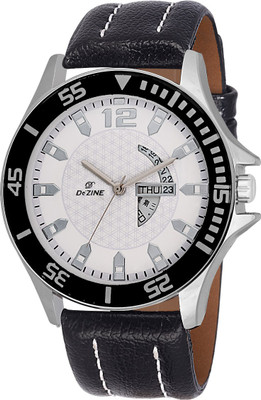 

Dezine DZ-GR2010-WHT Day and date Watch - For Men
