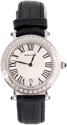 

Romanson RL1253QL1WA12B Swiss Quartz Watch - For Women