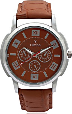 Calvino Cgas-1412118-Mrm_brwn Sensational Analog Watch  - For Men   Watches  (Calvino)