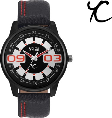 Youth Club BLK-13 Stunning Trendy Black Analog Watch  - For Boys   Watches  (Youth Club)
