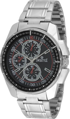 Swisstyle SS-GR1409-BLK-CH Flunky Watch  - For Men   Watches  (Swisstyle)
