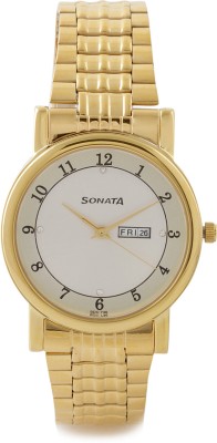 Sonata 7987YM03J Townsman Analog Watch  - For Men   Watches  (Sonata)