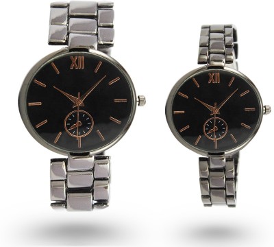 Shivam Retail NewBlackCoupleWatch Analog Watch  - For Men & Women   Watches  (Shivam Retail)