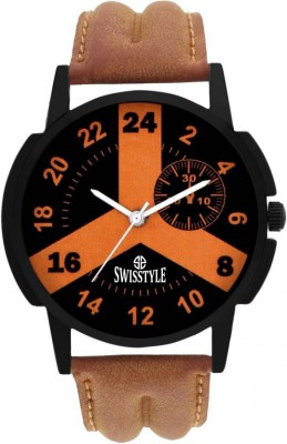 Swisstyle SS-GR815BLK-BRW Watch  - For Men   Watches  (Swisstyle)