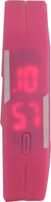 

Srushti Art Jewelry MegnetBelt_PinkLed1 Watch - For Men & Women