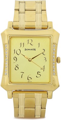 Sonata 7106YM01 Analog Watch  - For Men   Watches  (Sonata)