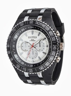 Exotica Fashions EF-01-BW-PL Analog Watch  - For Men   Watches  (Exotica Fashions)
