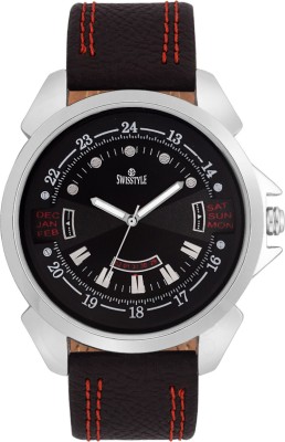 Swisstyle SS-GR8866-BLK-BLK Dazzle Watch  - For Men   Watches  (Swisstyle)