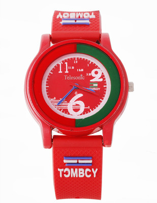 

Telesonic TSSK-RR03-(Red) Casual Series Watch - For Boys