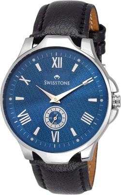 Swisstone GR022-BLU-BLK Analog Watch  - For Men   Watches  (Swisstone)